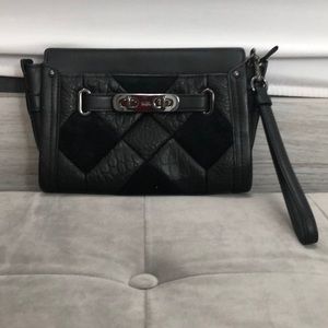 Coach Quilted Leather Wristlet